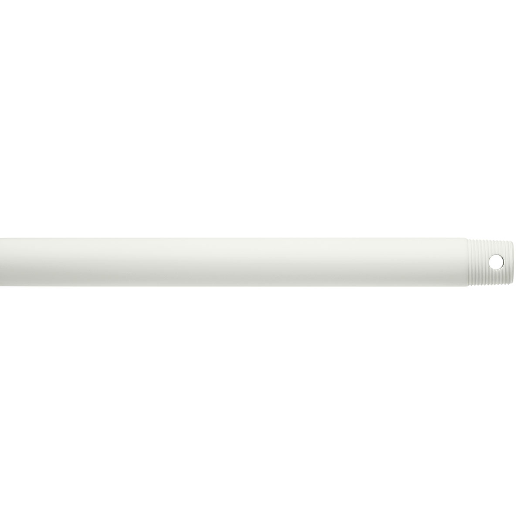 Product image for Kichler 360005MWH Dual Threaded 60" Downrod Matte White