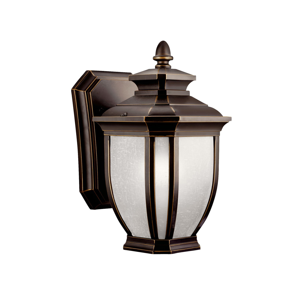 Product image for Kichler 9039RZ Salisbury™ 10.25" 1 Light Wall Light Rubbed Bronze™