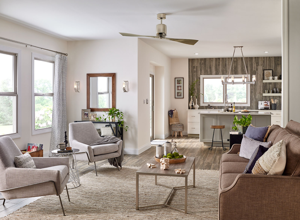 Product image for Kichler 2943NI Circolo 8 Light Linear Chandelier Brushed Nickel