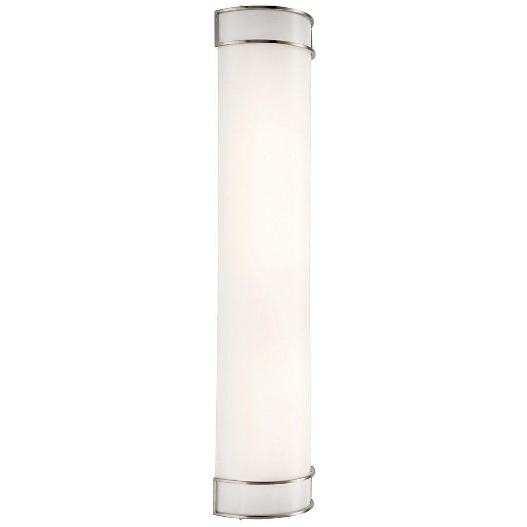 Product image for Kichler 11304NILED 48" LED Linear Wall/Ceiling Light Brushed Nickel