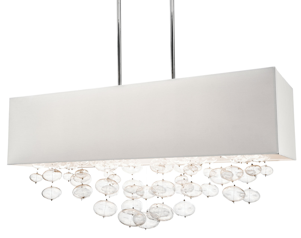 Product image for Kichler 83248 Piatt™ 32" Rectangle Pendant Chrome