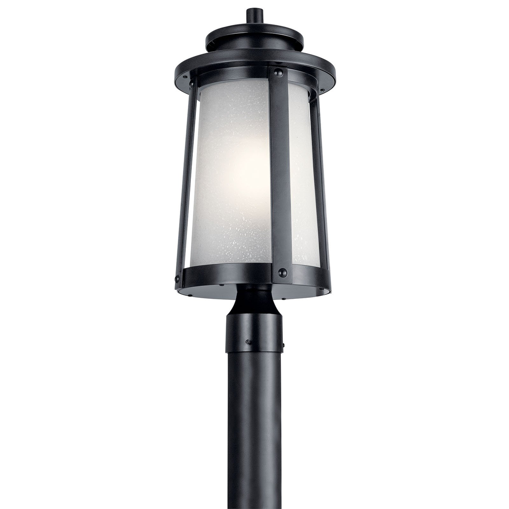 Product image for Kichler 49920BK Harbor Bay 1 Light Post Light Black