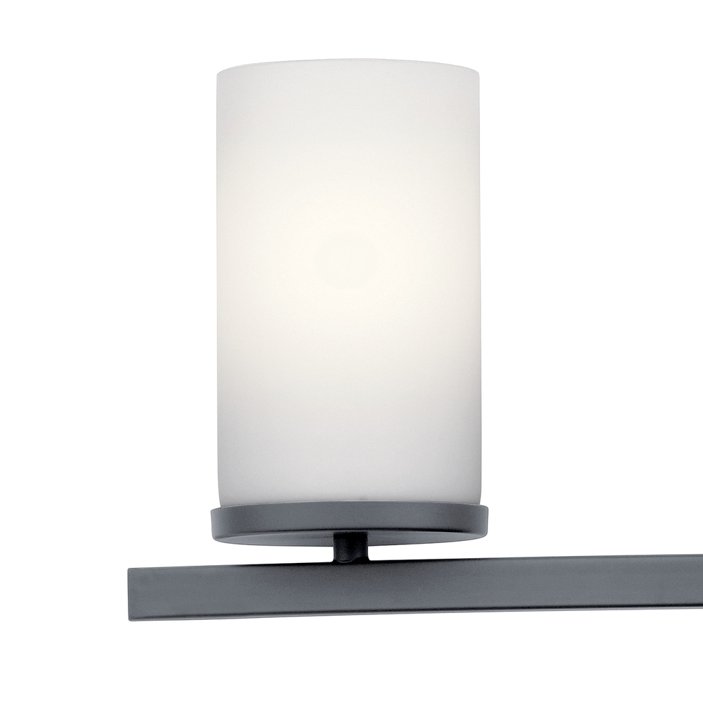 Crosby 4 Light Vanity Light Black