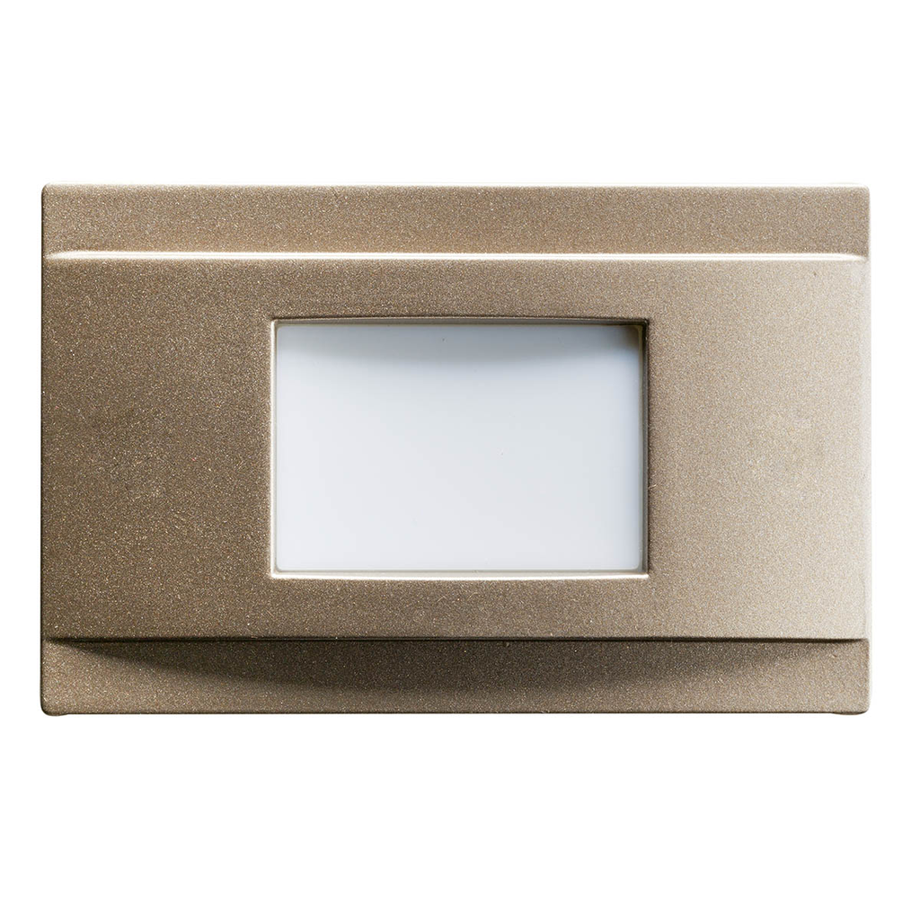 Product image for Kichler 12675NI 5" Dimmable and Screwless LED Step Light Brushed Nickel