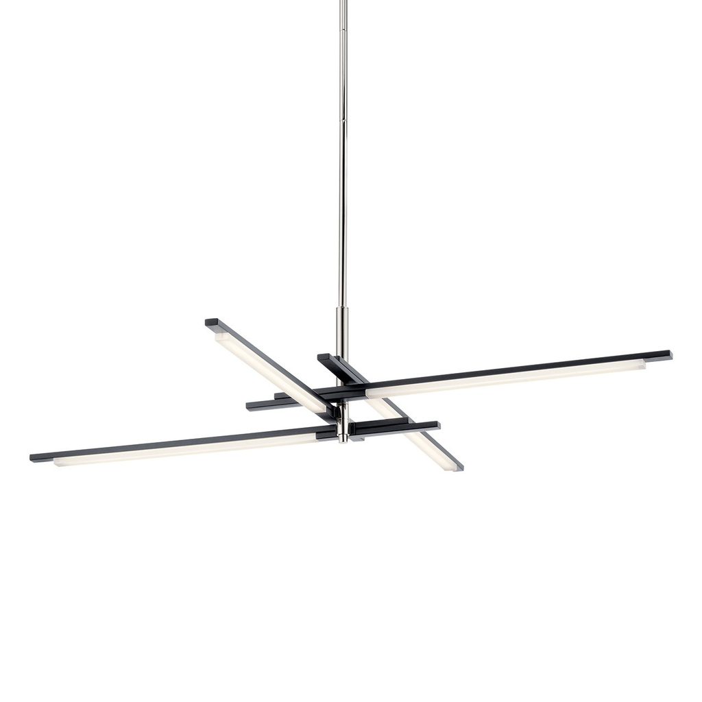 Product image for Kichler 84081MBK Charter LED 3000K 40.25" Pendant Matte Black