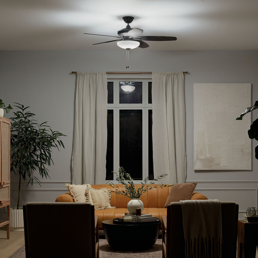 52" Renew Select Ceiling Fan Satin Black