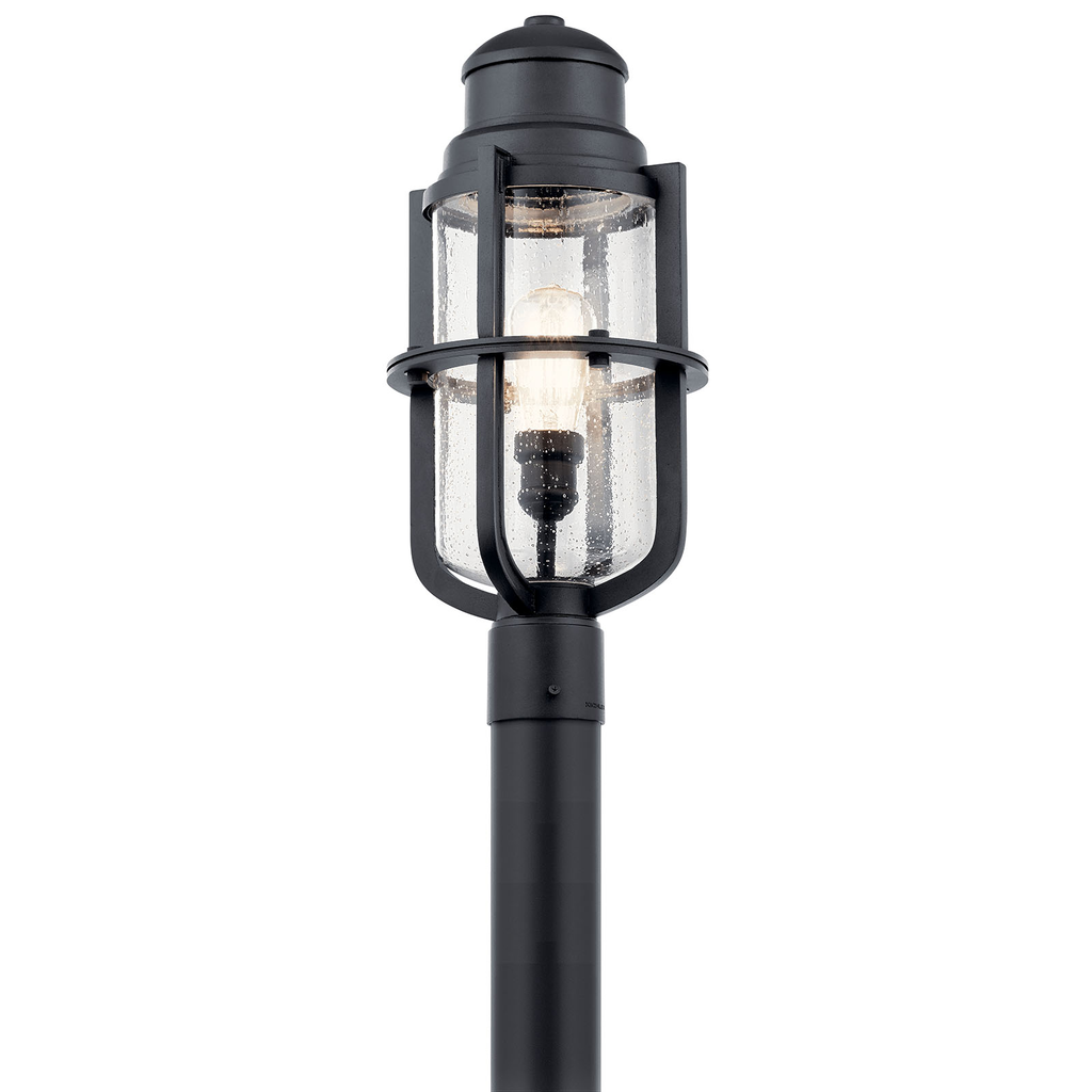 Product image for Kichler 49860BKT Suri 1 Light Post Light Textured Black