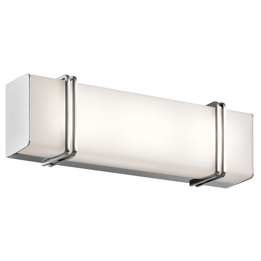 Product image for Kichler 45801CHLED Impello™ 18" LED Linear Vanity Light Chrome