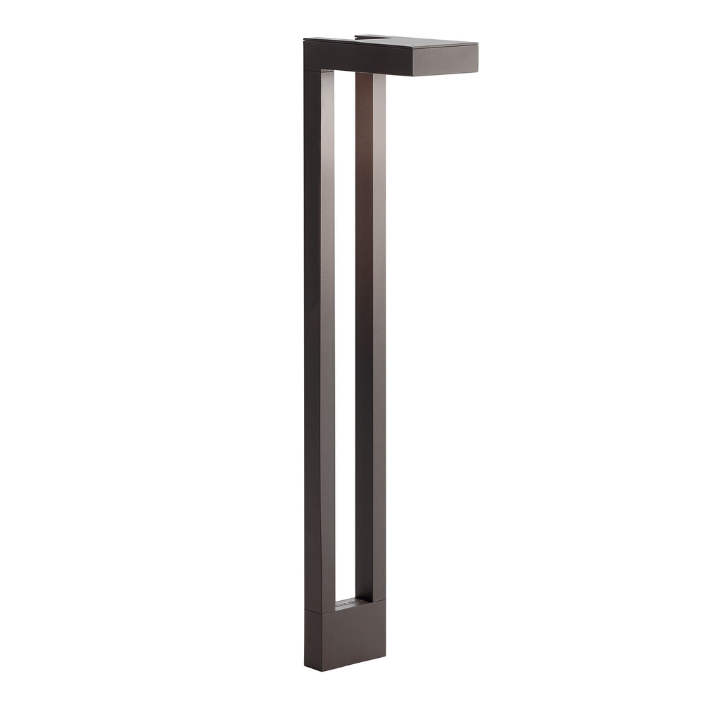 Product image for Kichler 15844AZT 12V Two Arm Path Light Textured Architectural Bronze