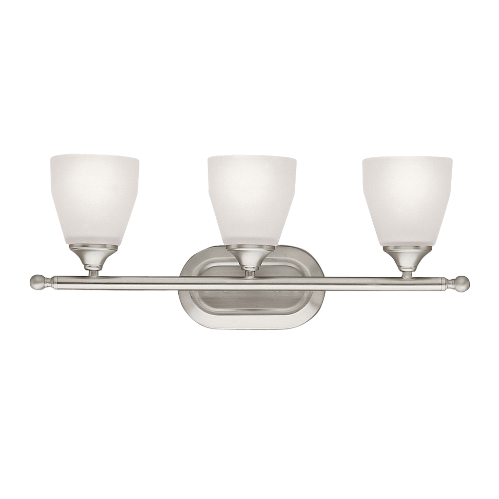 Ansonia 3 Light Vanity Light Nickel