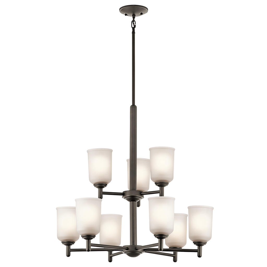Product image for Kichler 43672OZ Shailene™ 9 Light Chandelier Olde Bronze®