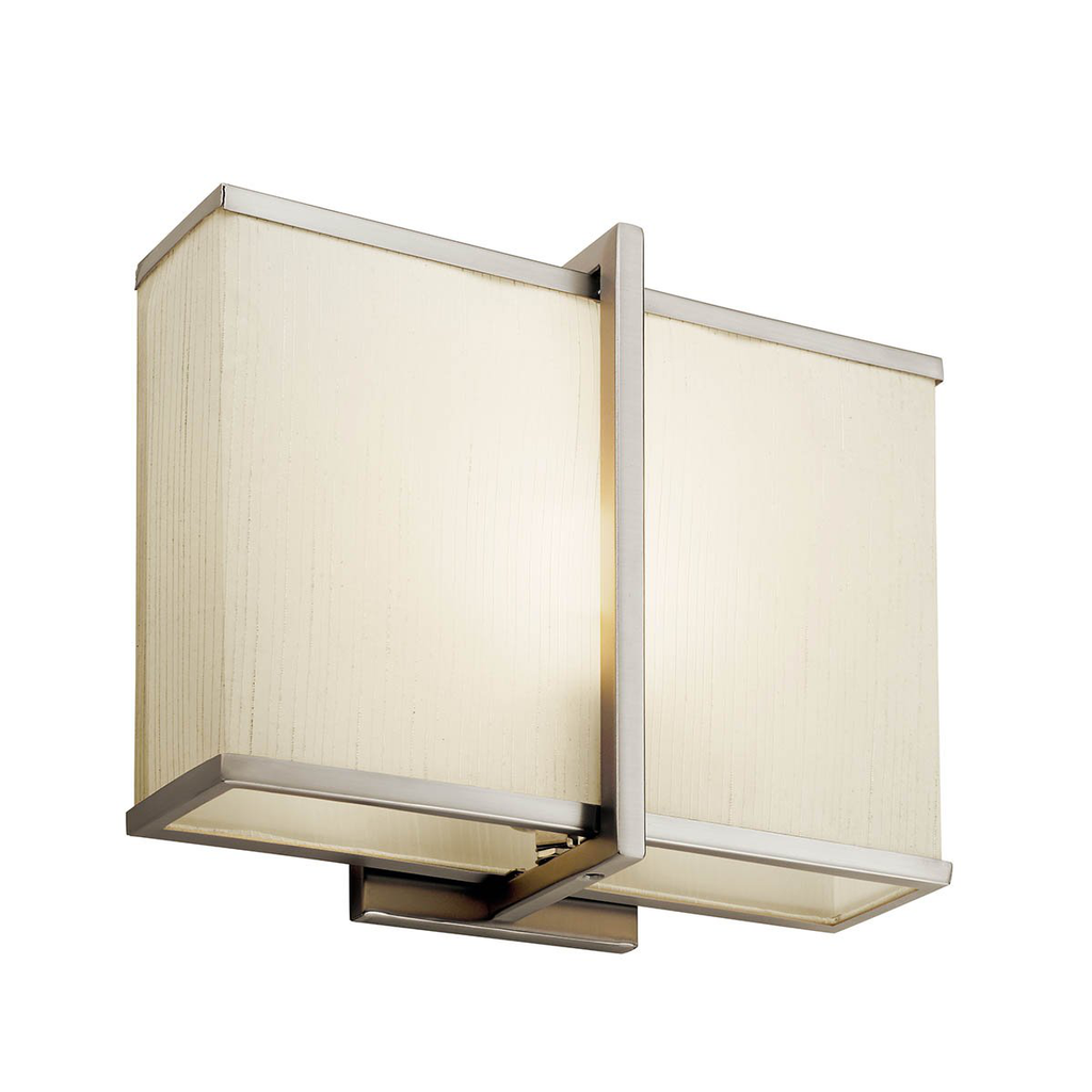 Product image for Kichler 10421SNLED Rigel 10" LED Wall Sconce Satin Nickel