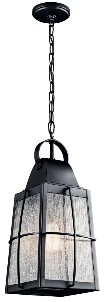 Product image for Kichler 49556BKT Tolerand™ 1 Light Pendant Textured Black