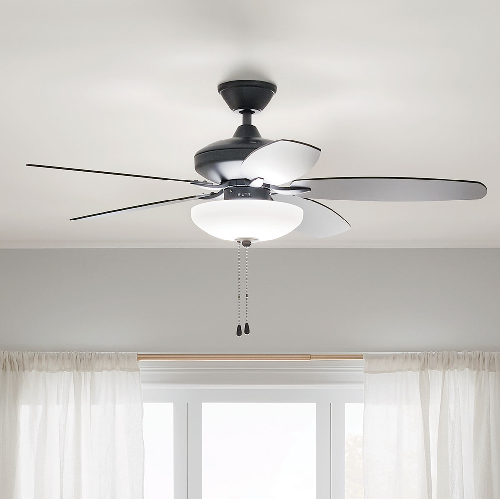 52" Renew Select Ceiling Fan Satin Black