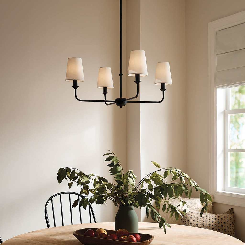 Product image for KICH 52520BK Mini Chandelier 4Lt