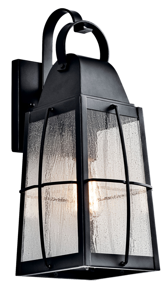 Product image for Kichler 49553BKT Tolerand™ 17.75" 1 Light Wall Light Textured Black