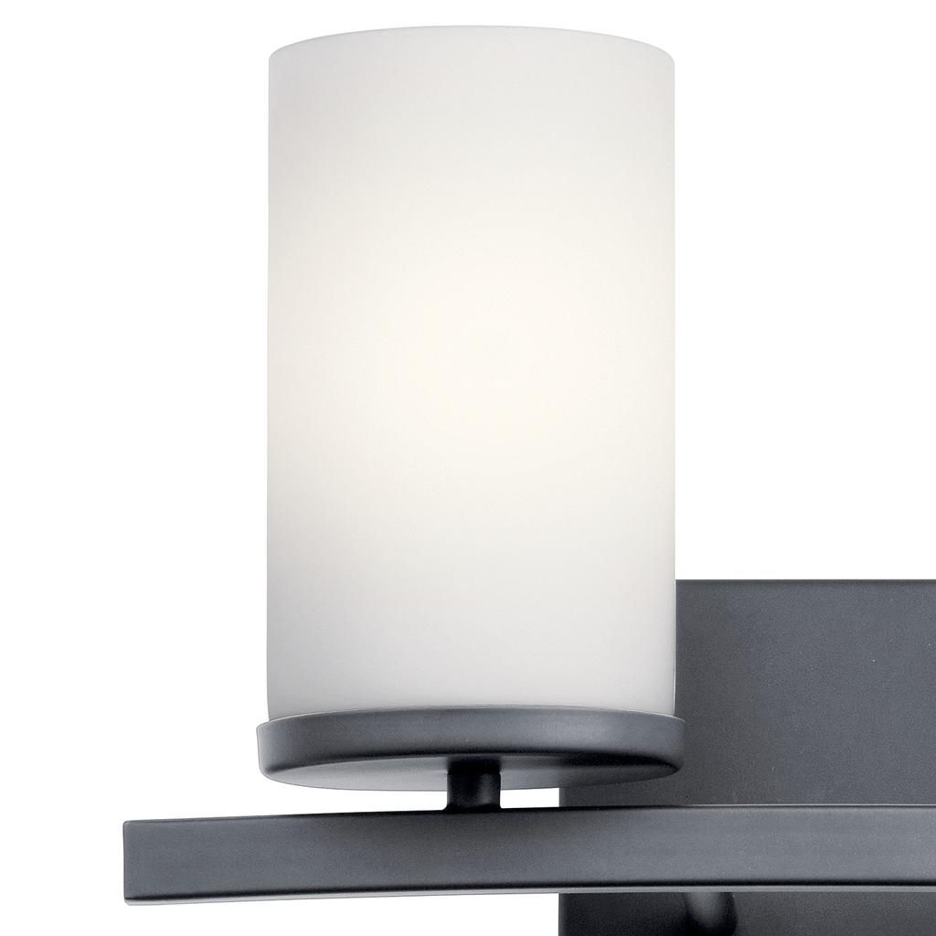 Crosby 2 Light Vanity Light Black