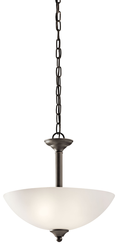 Product image for Kichler 43641OZ Jolie 2 Light Convertible Pendant Olde Bronze®