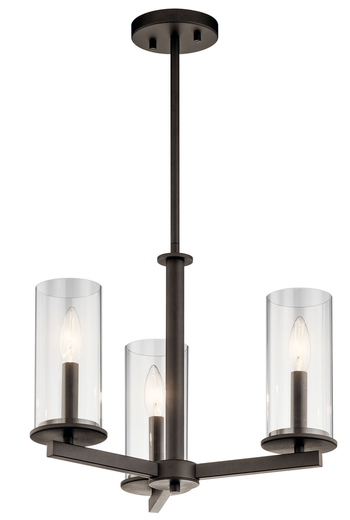Crosby Convertible Chandelier Olde Bronze