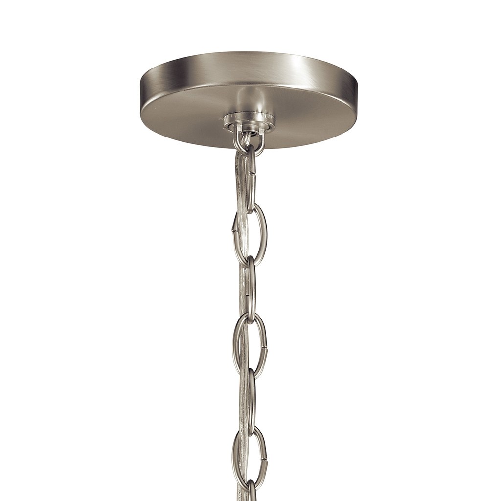 Capitol Hill 22" Chandelier Nickel