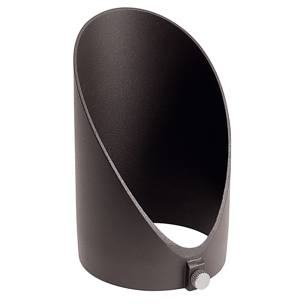 Product image for Kichler 16076AZT LED Accent 12V 6" Long Cowl Architectural Bronze