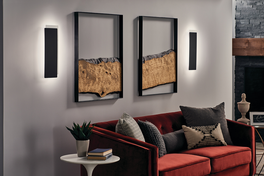 Product image for Kichler 84085 Slade 14" LED Wall Sconce Matte Black