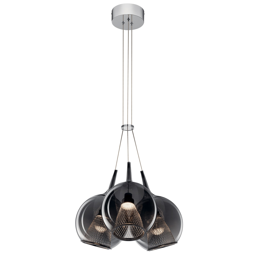 Product image for KICH 84155 Cluster Pendant 3Lt LED