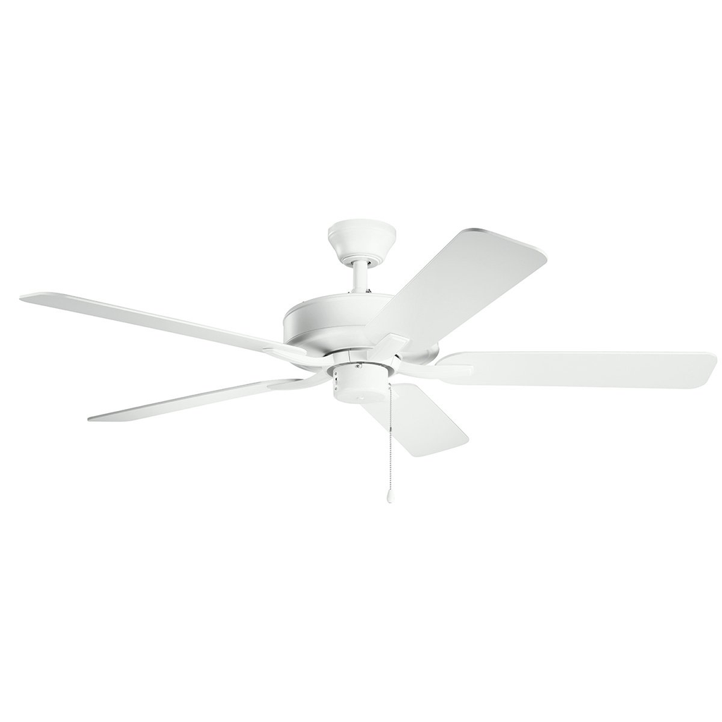 Product image for Kichler 330018MWH 52" Basics Pro Fan in Matte White