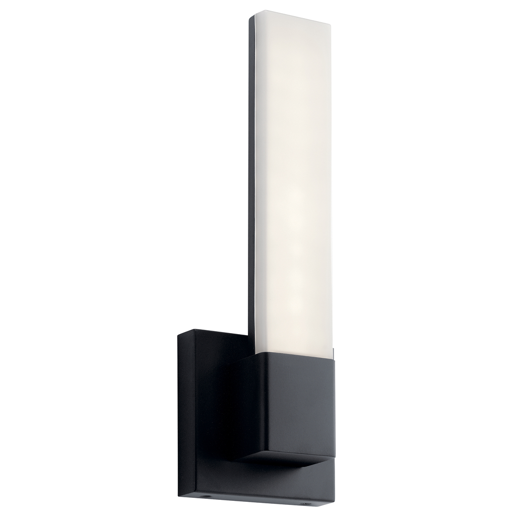 Product image for Kichler 84186 Neltev™ 14.5" LED Sconce with Down Light Matte Black