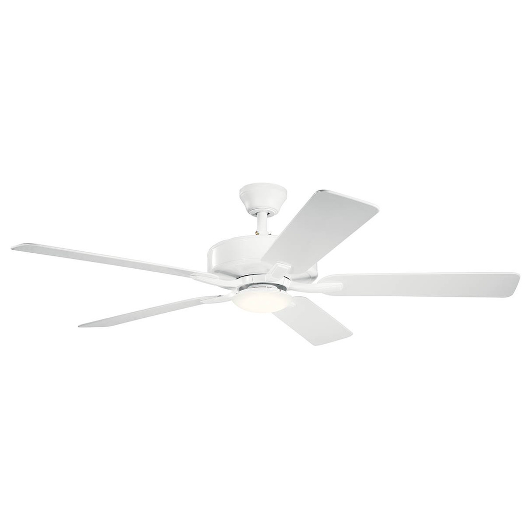 Product image for Kichler 330019MWH 52" Basics Pro Designer LED Fan Matte White