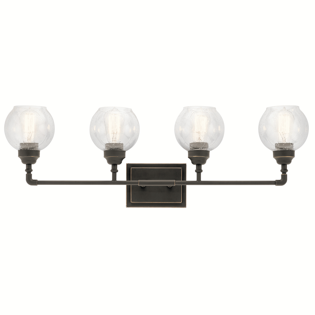 Product image for Kichler 45593OZ Niles 4 Light Vanity Light Olde Bronze®