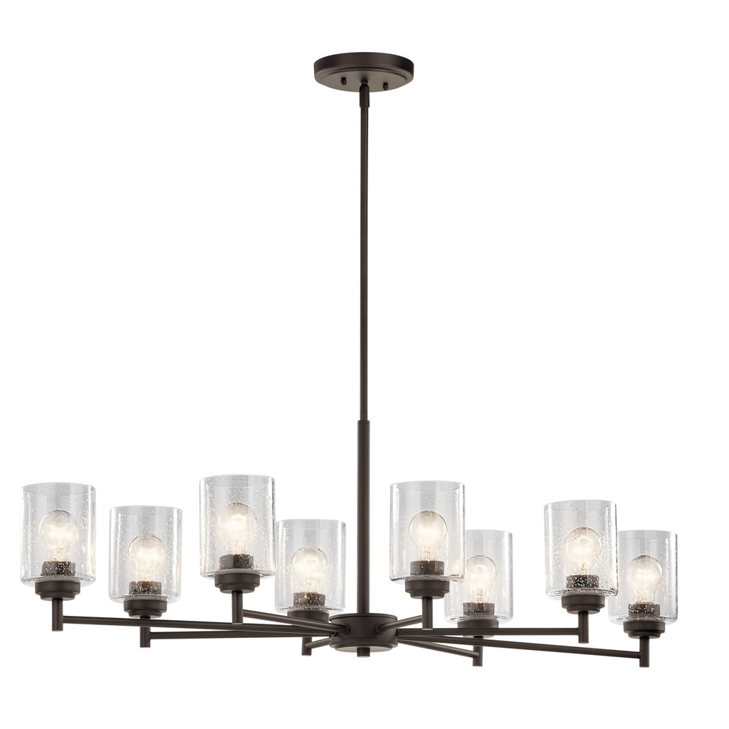 Product image for Kichler 44035OZ Winslow™ 8 Light Chandelier Olde Bronze®