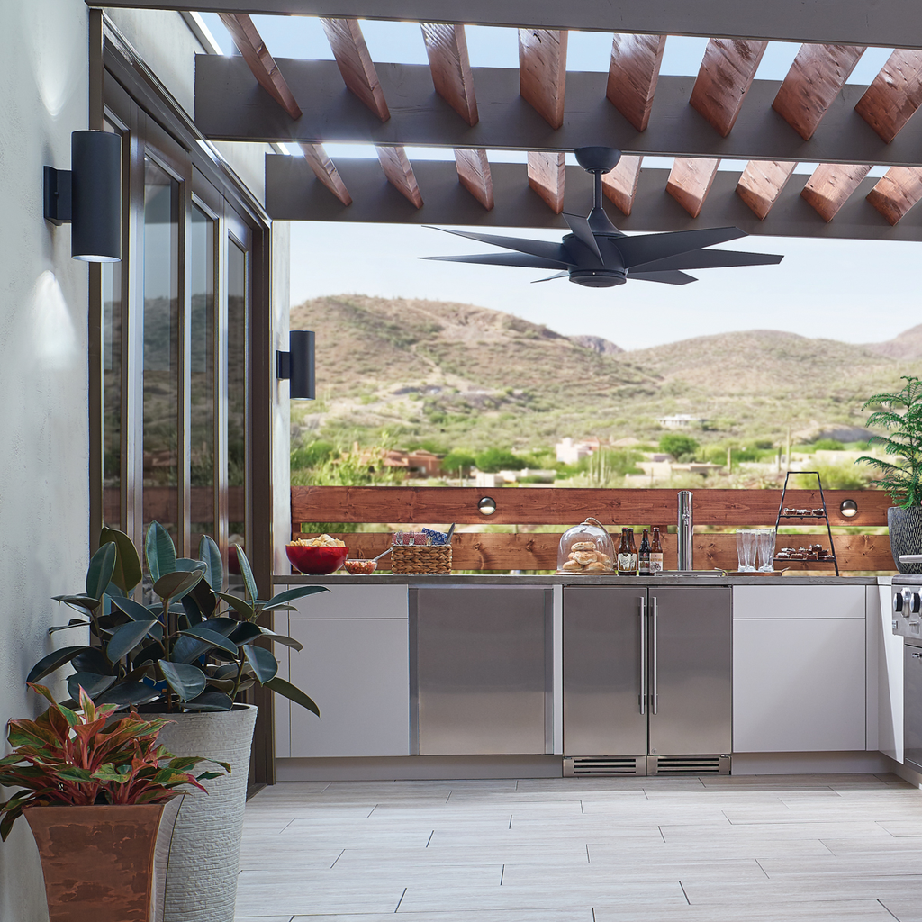 Product image for Kichler 310112DBK Lehr™ II 54" Fan Distressed Black