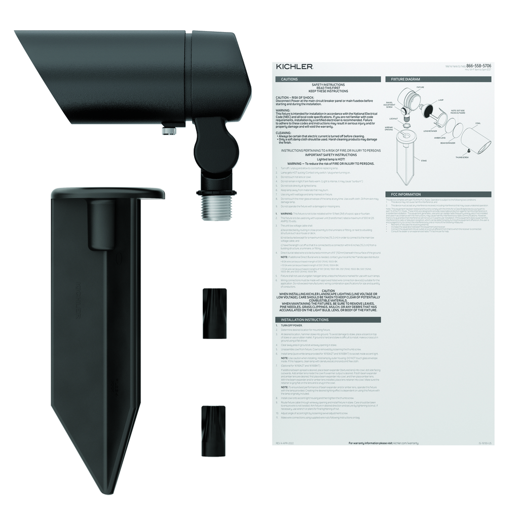 Product image for KICH 16193BKTNL Modern Accent