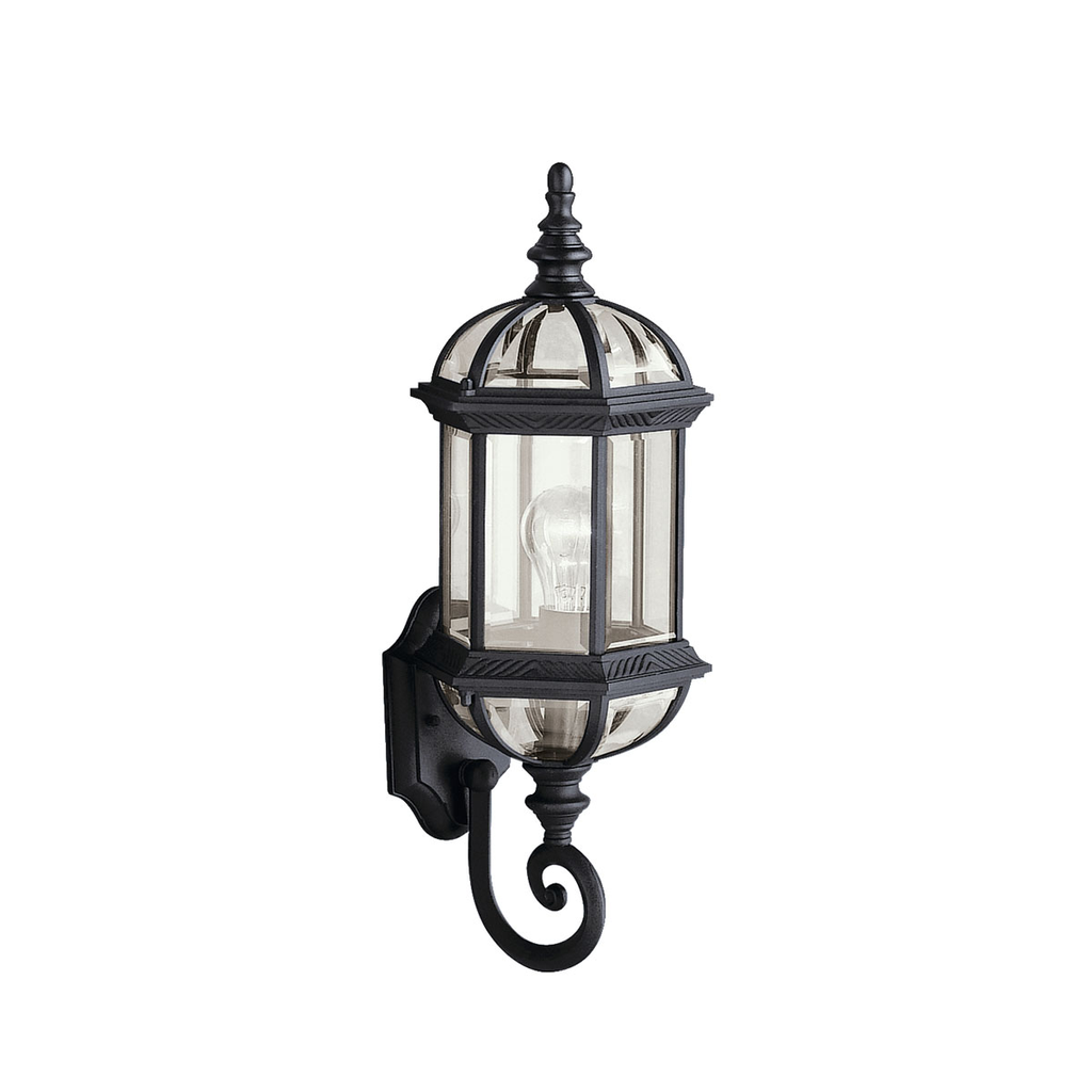 Barrie 21.75" Outdoor Wall Light Black