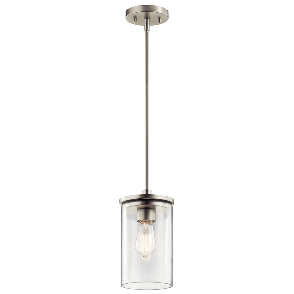 Crosby 10.75" Mini Pendant Nickel