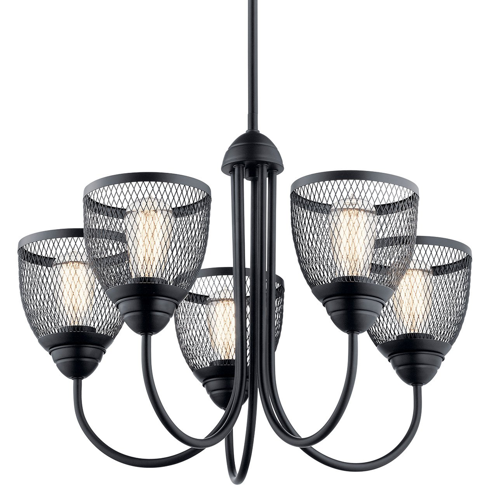 Product image for KICH 52269BK Chandelier 5Lt