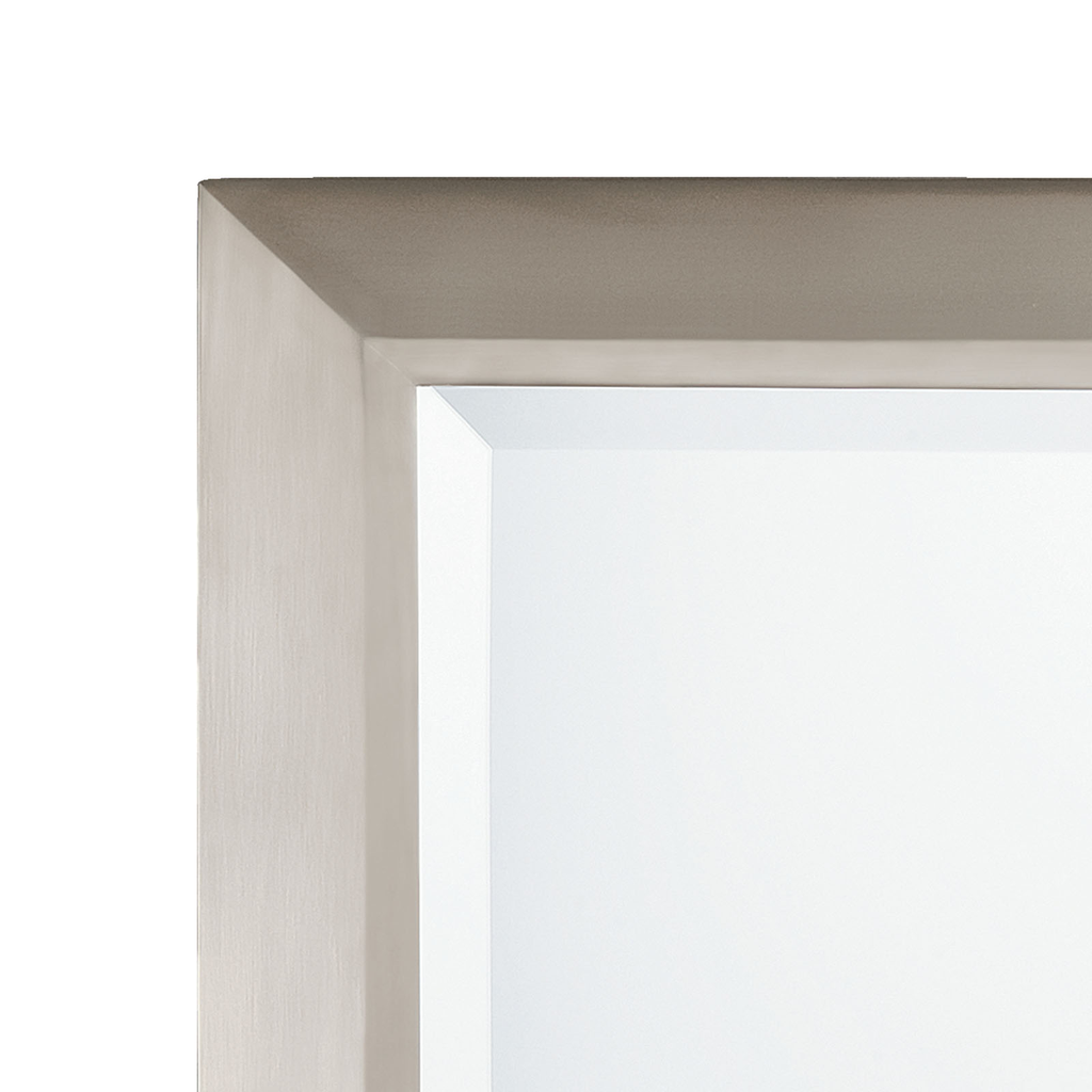 Classic Rectangular Mirror Brushed Nickel