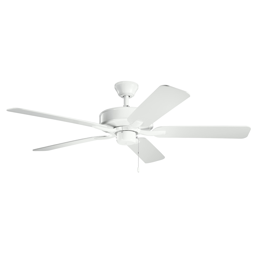 Kichler 330018WH 52" Basics Pro Ceiling Fan White Product image for Kichler 330018WH 52" Basics Pro Ceiling Fan White