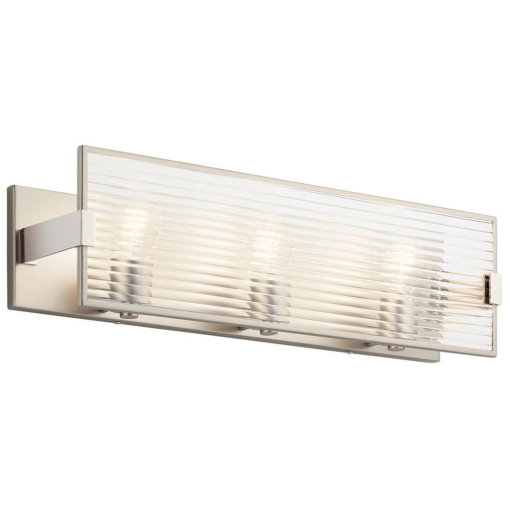 Product image for Kichler 55007SN Logan 25" Linear Vanity Light Nickel