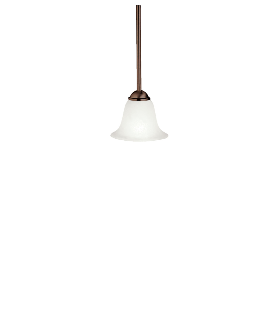 Product image for Kichler 2771TZ Dover™ 6.5" 1 Light Mini Pendant Tannery Bronze™