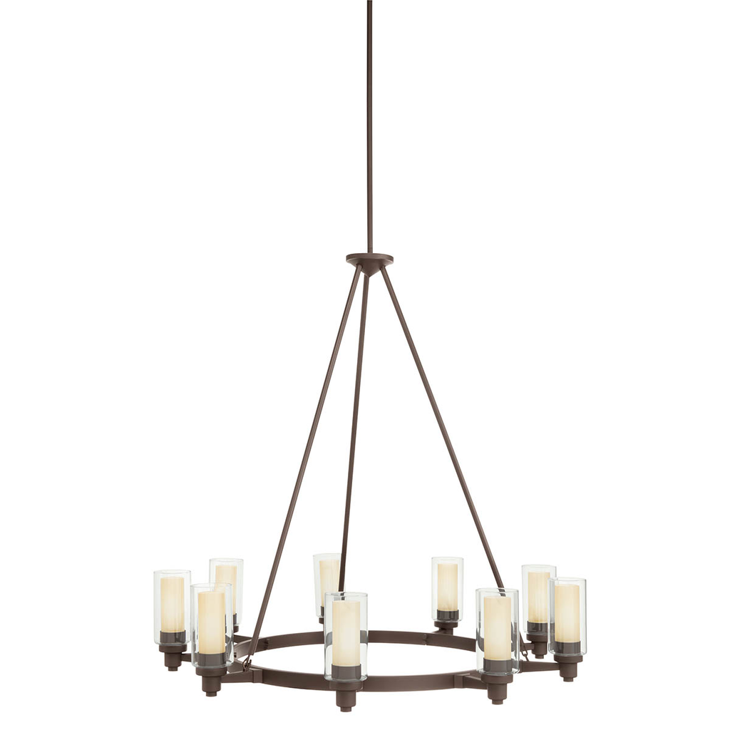 Product image for Kichler 2346OZ Circolo 9 Light Chandelier Olde Bronze®