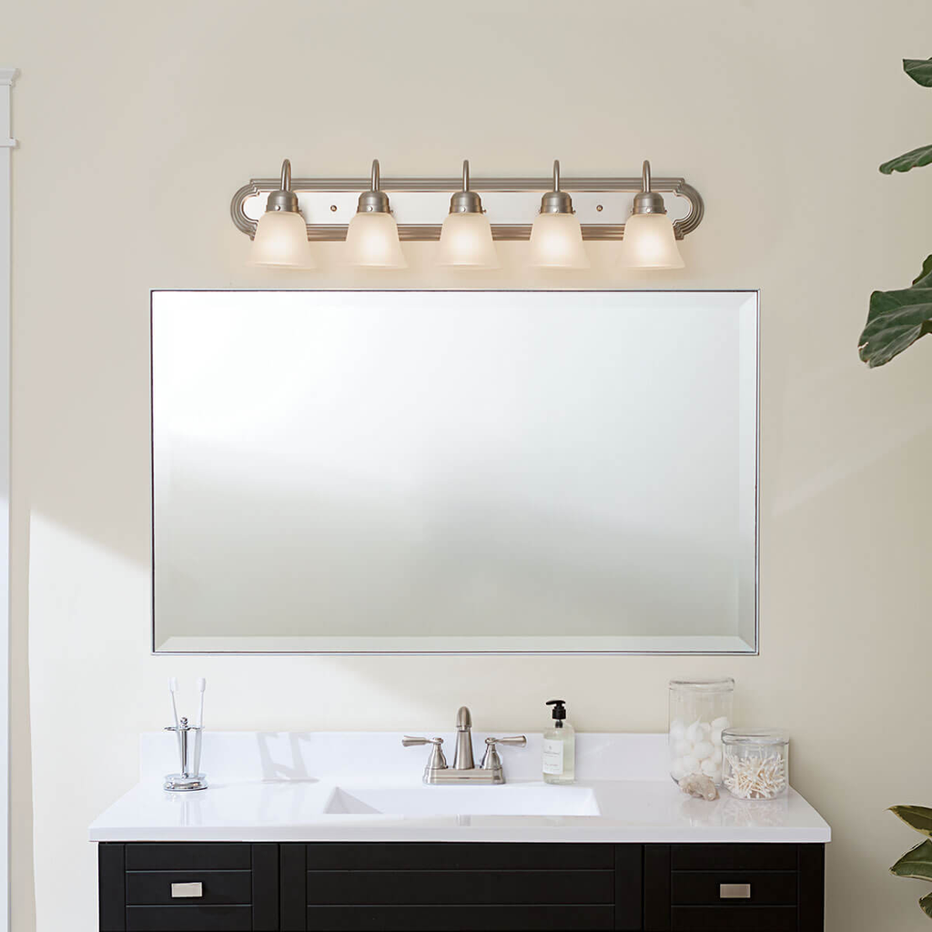 Solia 3 Light Vanity in Nickel with Black | Kichler Lighting, image size:1024x1024