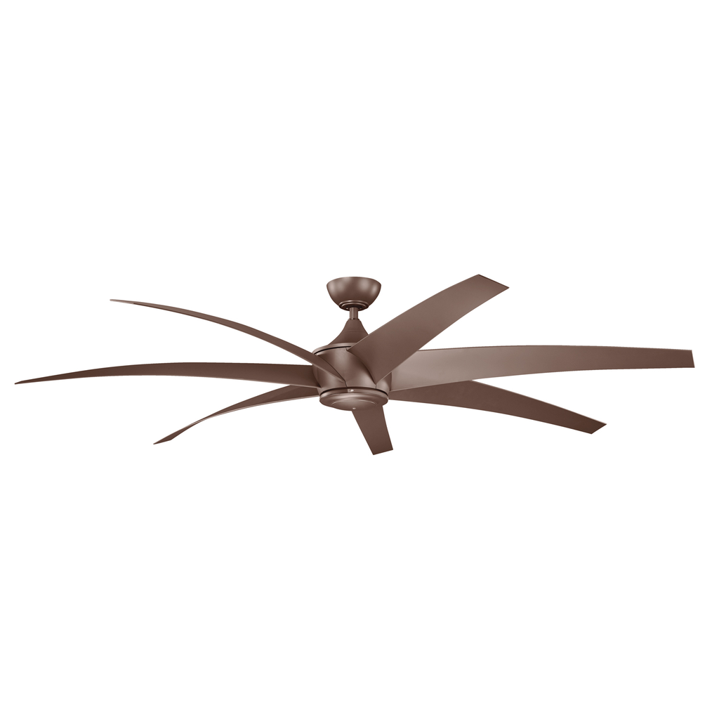Product image for Kichler 310115CMO Lehr 80" Fan Coffee Mocha finish