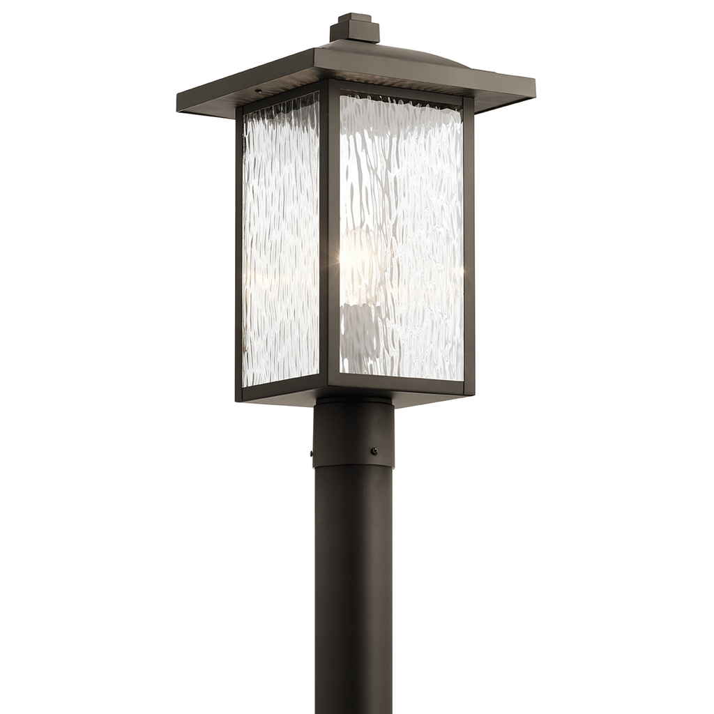 Product image for Kichler 49927OZ Capanna™ 18.25" 1 Light Post Light Olde Bronze®