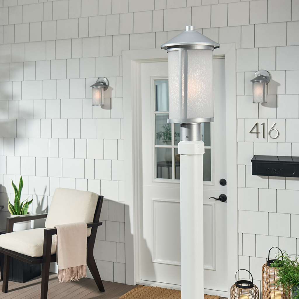 Product image for KICH 59101BA Outdoor Post Lantern