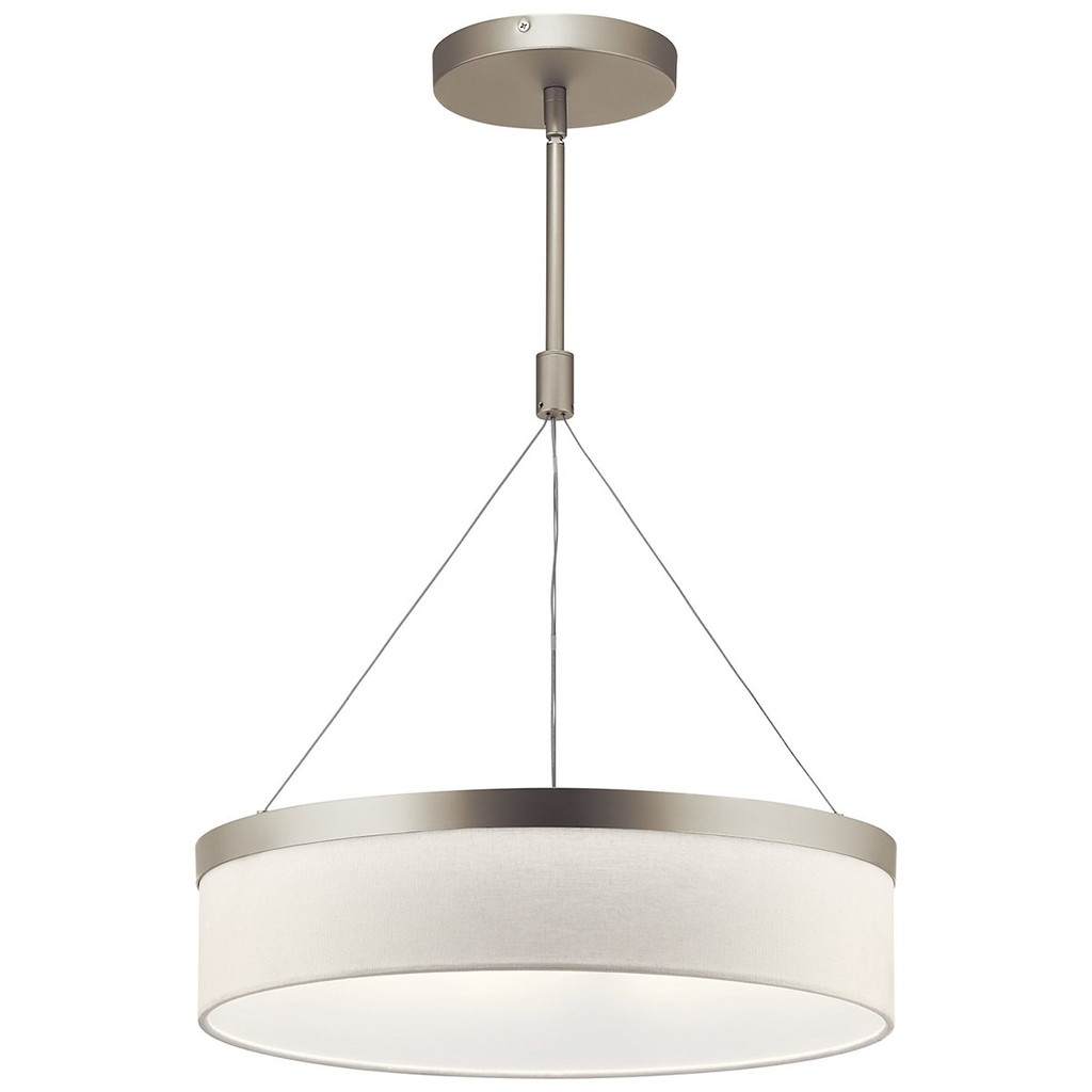 Product image for Kichler 42297SNLED Mercel™ 18" LED Pendant Satin Nickel