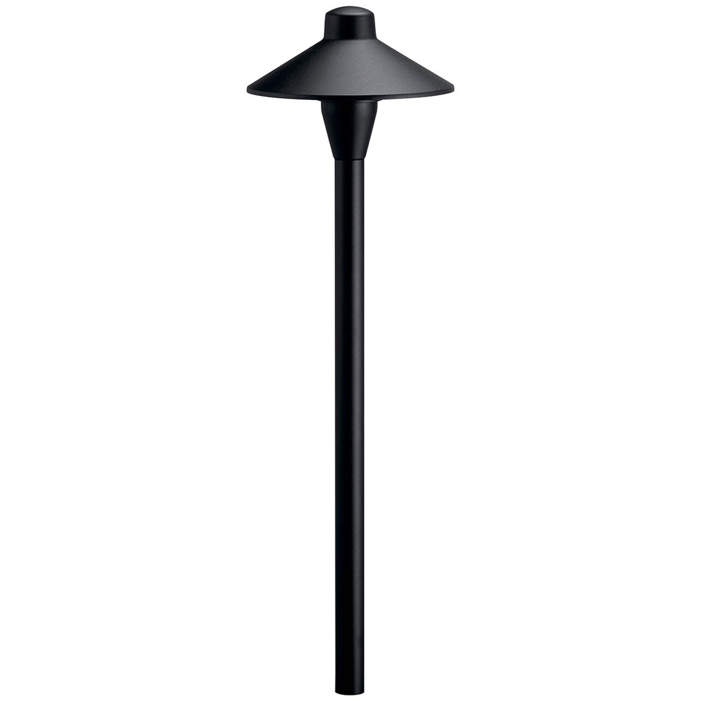 Product image for Kichler 15478BKT 12V 6.75" Path Light Textured Black