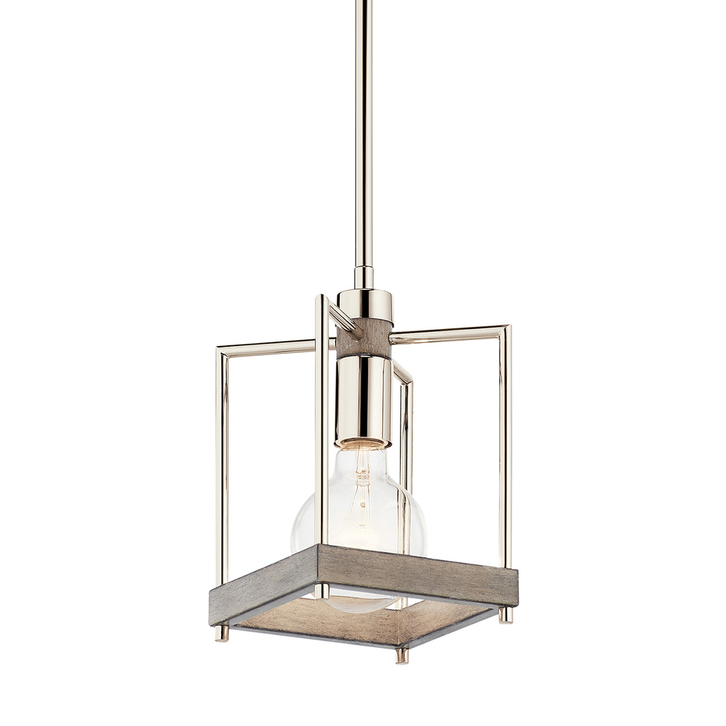 Product image for Kichler 52093DAG Tanis™ 1 Light Pendant Distressed Antique Gray