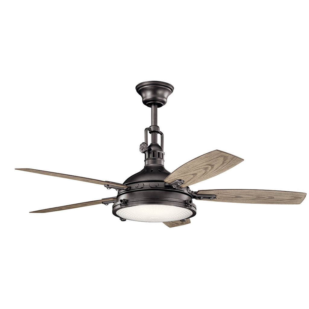 Product image for Kichler 310018AVI Hatteras Bay™ LED 3000K 52" Fan Anvil Iron